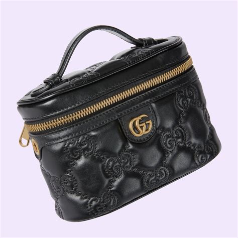 gucci metalasse mini|Gucci GG Matelassé top handle mini bag.